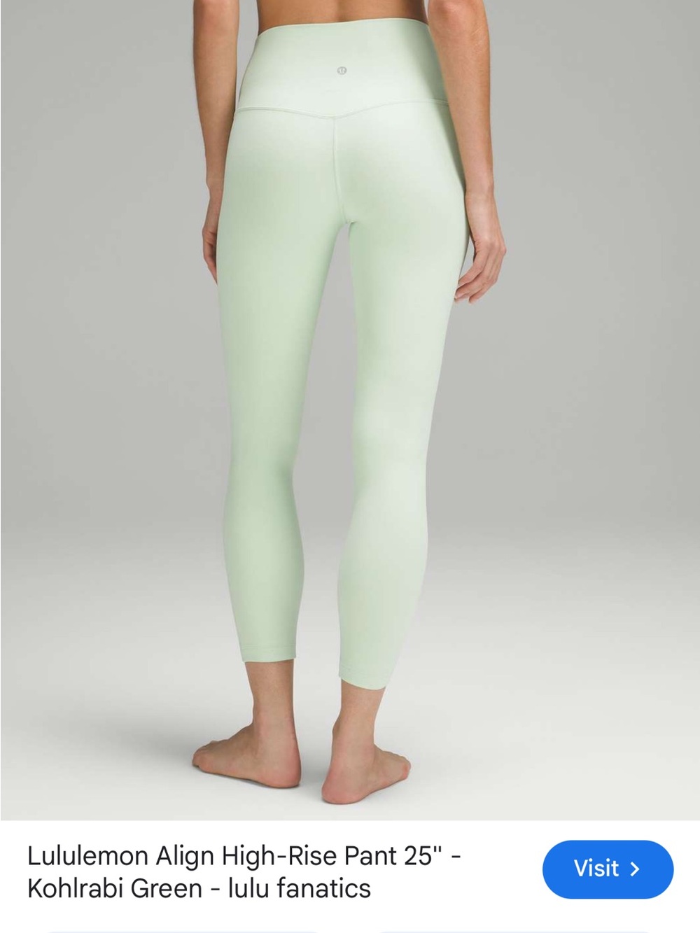 lululemon athletica Align High-Rise Leggings in Kohlrabi Green